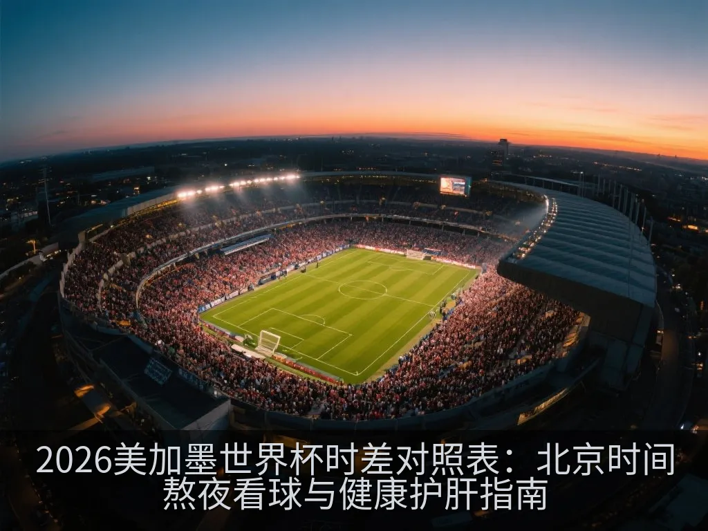 2026美加墨世界杯时差对照表：北京时间熬夜看球与健康护肝指南